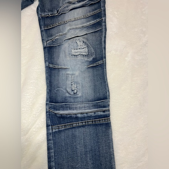 RGSTR Men’s Skinny Motto Distressed Jeans, LightWash Size 36x30 - Picture 12 of 16